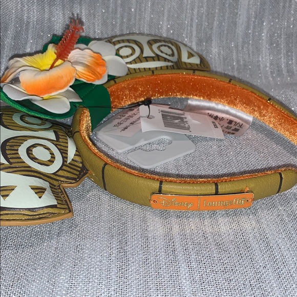 Disney 50th Anniversary Loungefly Polynesian Village Tiki Minnie Ear Headband - Picture 3 of 5